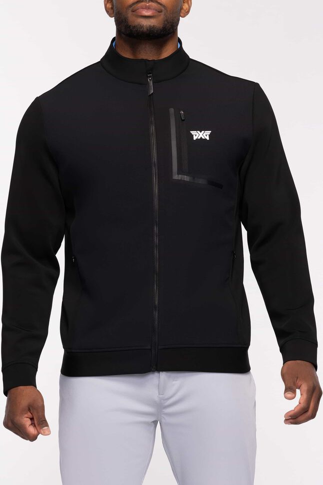 Full-Zip Hybrid Jersey Jacket